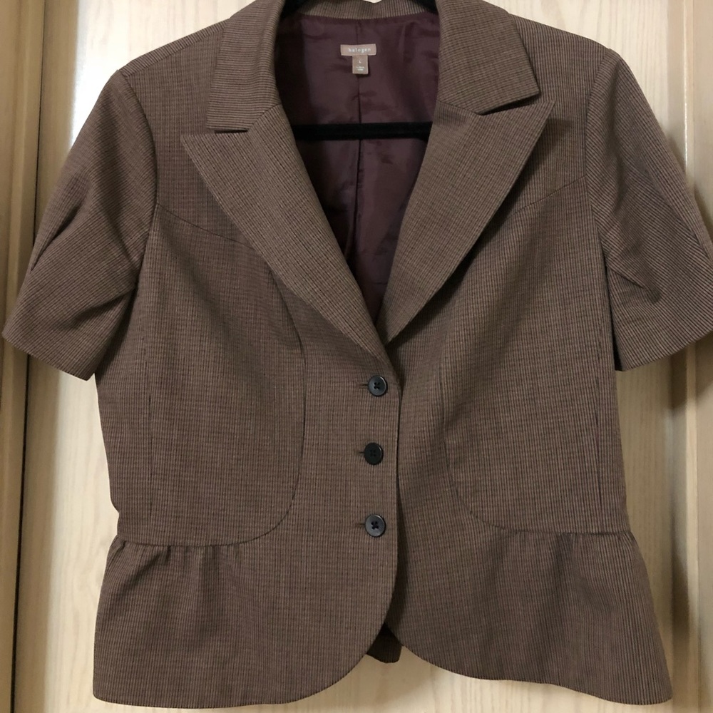 Halogen NWOT short sleeve swing jacket